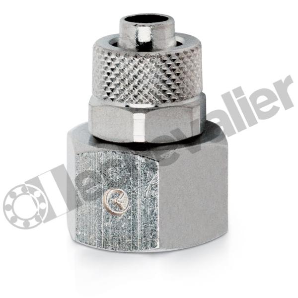 1463 8/6-1/4 PIQUAGE FEMELLE 1/4-D8 A COIFFE - TUBE PA 6X8 - CAMOZZI