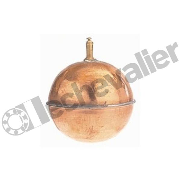 FLOTTEURCU.120 FLOTTEUR CUIVRE D120 RECOMMANDE POUR 297-20 - Tmax: 90°C