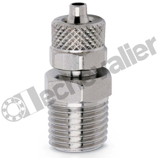 1510 8/6-3/8 PIQUAGE DROIT 3/8-D8 A COIFFE - TUBE PA 6X8 - CAMOZZI