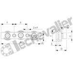 CES45-120-2Z CHARIOT 3 GALETS ROLLON