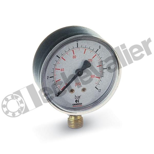 M063-R12 MANO. D63 0-12B RV.1/4 SEC - BOITIER ABS - CAMOZZI