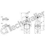 MC238-V36 VANNE ARRET URGENCE 3/8 3/2NF CDE. PNEU. - CAMOZZI