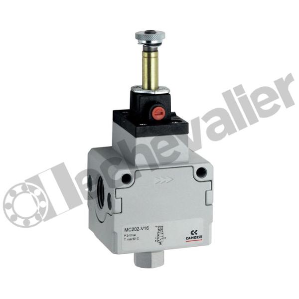 MC238-V36 VANNE ARRET URGENCE 3/8 3/2NF CDE. PNEU. - CAMOZZI