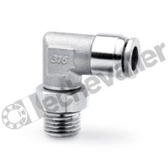 X6522 6-1/8 COUDE INOX D6-1/8 M1/8 BSPP - AISI 316 -  CAMOZZI