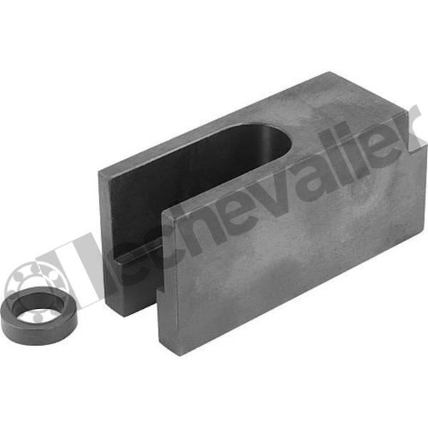 K0032.16 BUTEE REGLABLE AVEC APPUIS ACIER, F