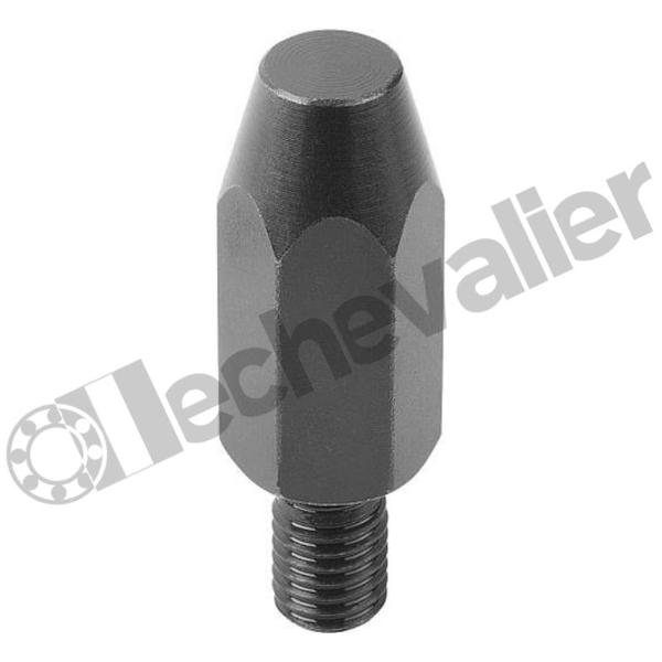K0296.12 PIED M12 H=25, FORME:A ACIER DE TRA
