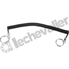 K0367.10200 CABLE SECURITE SPIRALE L=200 POLYUR
