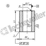 K1021.A0110X09 DOUILLE DE PERÇAGE CYLINDRIQUE, FOR