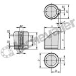 K1632.11 PORTE-GOBELET FERMEE ANTISTATIQUE