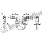 K1482.1221245X1000 CONNECTEUR A BORNES A VIS BLINDE