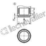 K2036.00160820 OBTURATEUR MIT FILZGLEITFLACHE, FOR