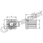 K0430.103015 BOUCHON A INSERT TARAUDE POUR TUBE