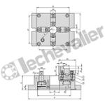 K1837.310 MANDRIN STATIONNAIRE A 4 M MIT