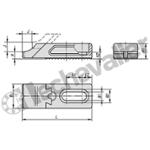 K0853.92012022 MINI CRAMPON HAUT REGLABLE DEGAGE