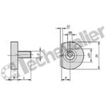 K0022.06 EXCENTRIQ BRID A USINER M06 ACIER