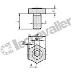 K0026.04 EXCENTRIQUE DE BRIDAGE SIX PANS M04