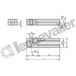 K0824.12140 CALES D'APPUI REGL.D=M12 H=40 ACIER