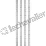 K0759.00 REGLE AUTOADHESIF L=30 ACIER INOX.,