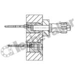 K1842.1106160 DOUILLE FUR ZUSTANDSSENSOR, M16, D=