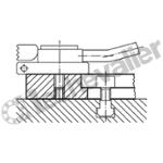 K0824.12140 CALES D'APPUI REGL.D=M12 H=40 ACIER