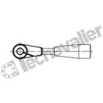 K0376.1014 MOYEU DE SERRAGE M10 ACIER DE TRAIT