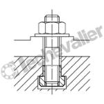 K0377.061 ECROU POUR RAINURE EN TE M06 ACIER