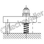K1554.08 RESSORT DE COMPRESSION LO=400 ACIER